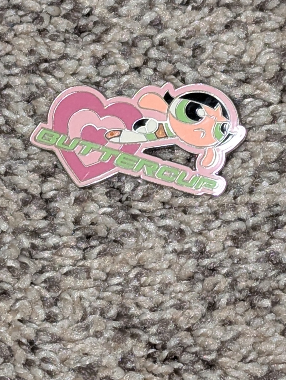 Buttercup Enamel Pin - Pink and Green Powerpuff Girls